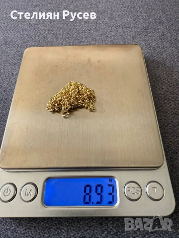 НОВ 8.93гр 57см златен ланец версаче / златно колие / синджир / ланец / злато / златен / GOLD 585 / , снимка 3 - Колиета, медальони, синджири - 52078359