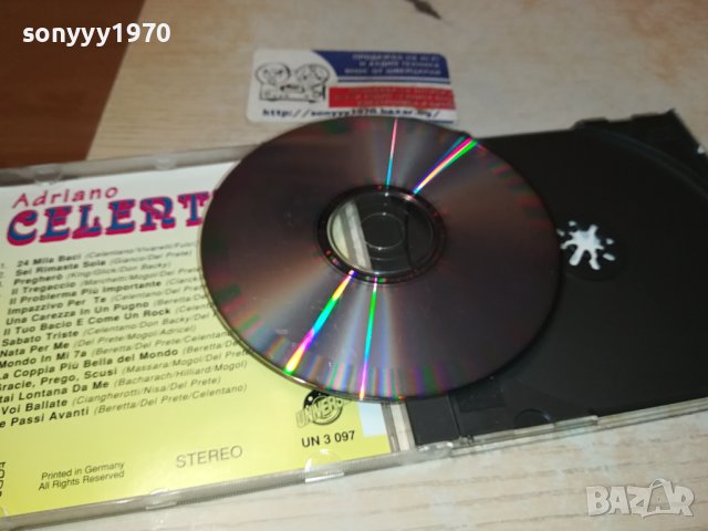 ADRIANO CELENTANO CD-ВНОС GERMANY 1312231856, снимка 18 - CD дискове - 43399345