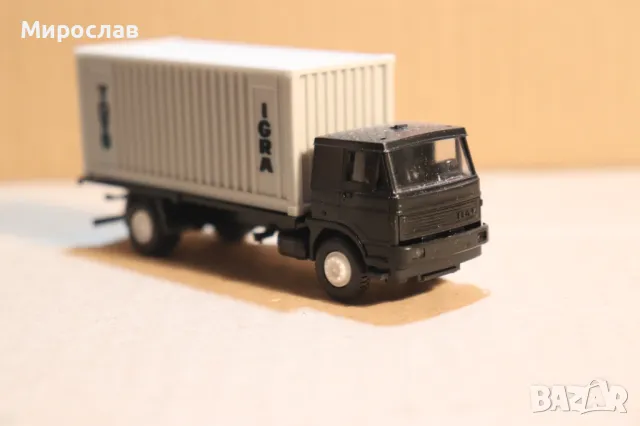 IGRA 1:87 H0 LIAZ SKODA КОНТЕЙНЕР КАМИОН ТИР ИГРАЧКА МОДЕЛ, снимка 2 - Колекции - 49742772