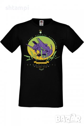 Мъжка тениска Neon Genesis Evangelion Eva Unit,Анимация,игра,Празник,Повод,