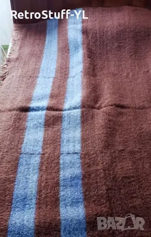 Домашно тъкано одеяло, одеало от чиста вълна, снимка 3 - Олекотени завивки и одеяла - 49221294