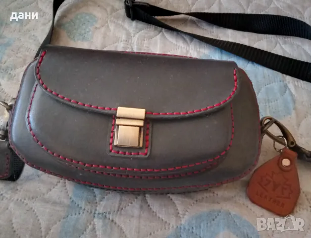 Дамска чанта от естествена кожа , снимка 2 - Чанти - 48846841