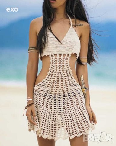 Секси мини рокля, ефектна плажна рокля, снимка 2 - Рокли - 43008435
