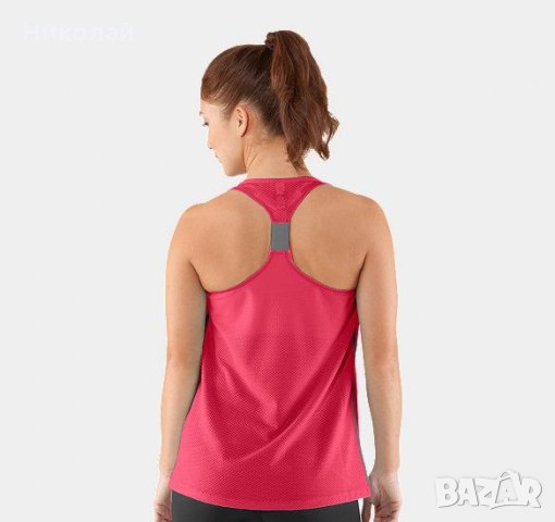 under armour Fly-By Stretch running top, снимка 18 - Потници - 26522141