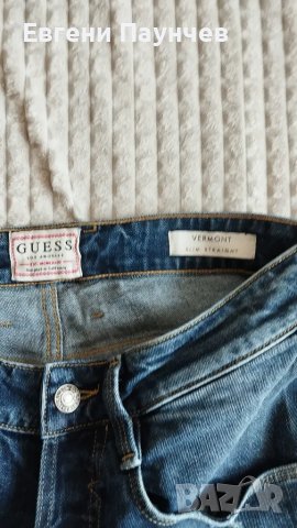 Мъжки дънки Guess размер 28 Slim Fit, снимка 13 - Дънки - 50404572
