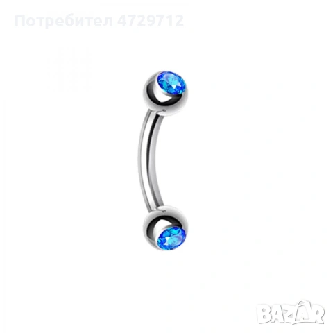 Пиърсинг медицинска стомана за вежди, снимка 4 - Друго оборудване - 53398725