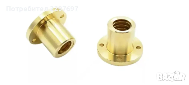 Шпилка с Т - образна резба с месингова гайка за 3D принтер, снимка 6 - Други инструменти - 53281205