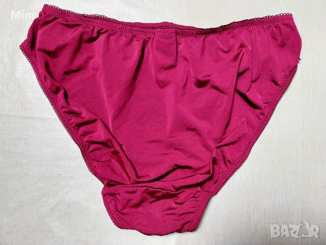 М/L Еластична бикина бордо с бродерия , снимка 6 - Бельо - 52909403