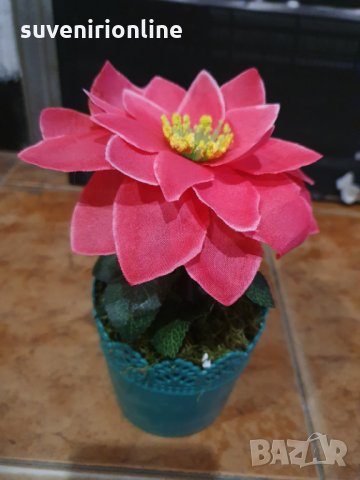 Изкуствени цветя в кашпа, снимка 4 - Изкуствени цветя - 35142370