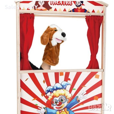 Кукла за детски театър, Фигурка за ръка, куче, 28 см , снимка 1