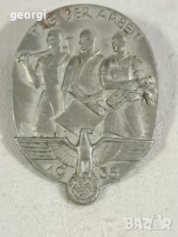 Стара немска значка 1935г., снимка 2 - Колекции - 47708543
