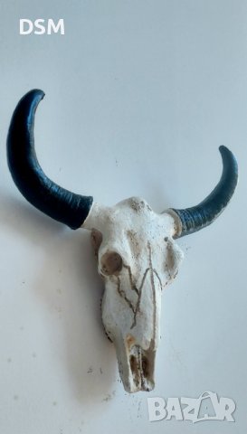 Пано Скелет Бик с Рога  за Декорация на Стена 23см, снимка 5 - Декорация за дома - 43953022