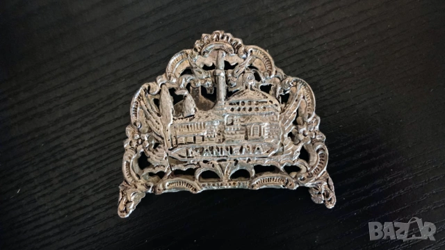 Винтидж салфетник и витражен свещник тип Тифани, снимка 6 - Други ценни предмети - 53385920