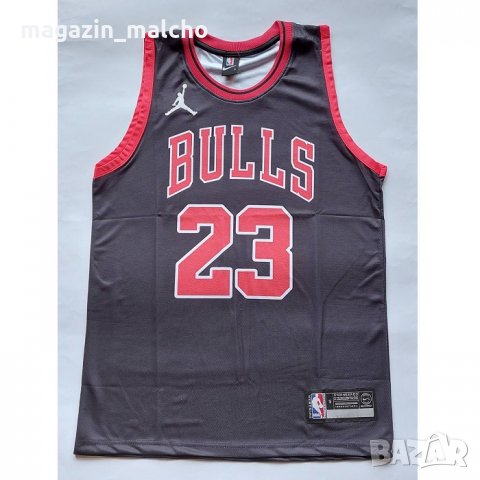 Мъжки Баскетболен Потник – NIKE NBA CHICAGO BULLS JORDAN 23; размери: S, M и L, снимка 1 - Спортни дрехи, екипи - 35636507