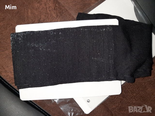   Samburu 60 den L  Чорапогащник със сребрист брокат , снимка 3 - Бельо - 39450643