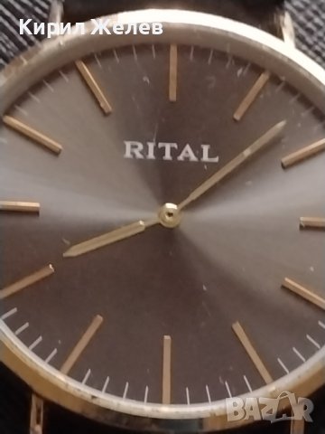 RITAL ДАМСКИ ЧАСОВНИК МНОГО КРАСИВ СТИЛЕН ДИЗАЙН С КОЖЕНА КАИШКА 33341, снимка 3 - Дамски - 38713191