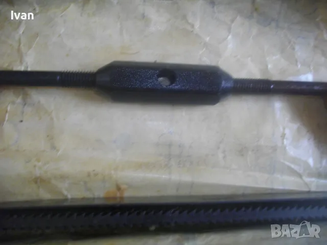 НОВО РЪЧНО АВТОТЕНЕКЕДЖИЙСКО РЕНДЕ ЗА МЕКИ МЕТАЛИ СОЦ БЪЛГАРСКО НРБ 1984г. ЗИМ ГАБРОВО 350мм, снимка 7 - Други инструменти - 49702596