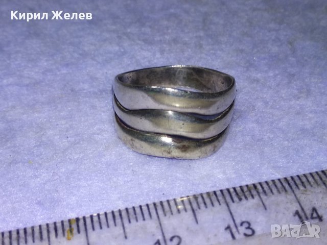 СТИЛЕН АЖУРЕН ВИНТИДЖ АРТ СРЕБЪРЕН ПРЪСТЕН СРЕБРО 925 ПРОБА 40230, снимка 10 - Пръстени - 43222670
