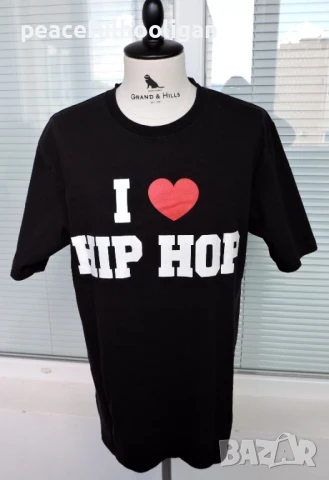 I LOVE HIP HOP RULZERZ WEAR -мъжка оригинална тениска размер XL 