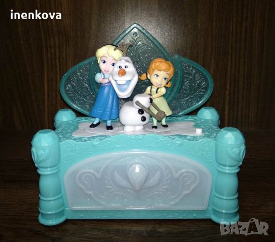 Музикална кутийка за бижута  Замръзналото кралство Елза, Анна и Олаф 68лв., снимка 2 - Други - 28812665