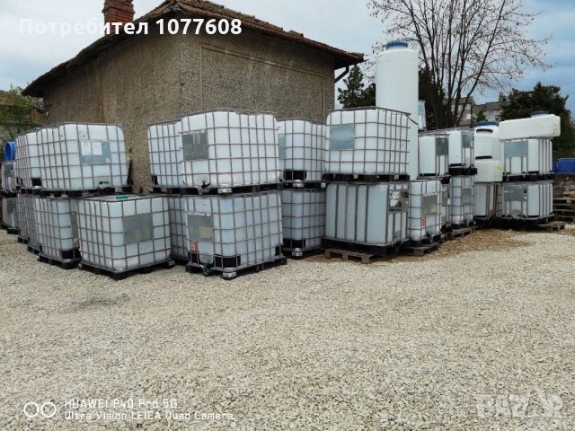 БИДОНИ 600/1000 литра!IBC КОНТЕЙНЕРИ! ЦИСТЕРНИ 1 ТОН!1 КУБИК! ЕДНОТОНКИ! , снимка 10 - Други машини и части - 30491982