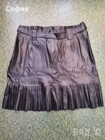 Кожена пола , снимка 2 - Поли - 44106308