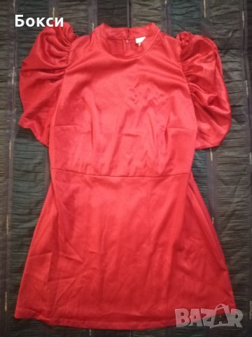 Червена рокля H&M, снимка 3 - Рокли - 33507866