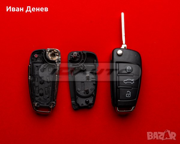 Кутийка Ключ Ауди / Audi A2, A3, A4, A5, A6, A8, Tt, Q7 Дистанционно, снимка 7 - Аксесоари и консумативи - 32733204