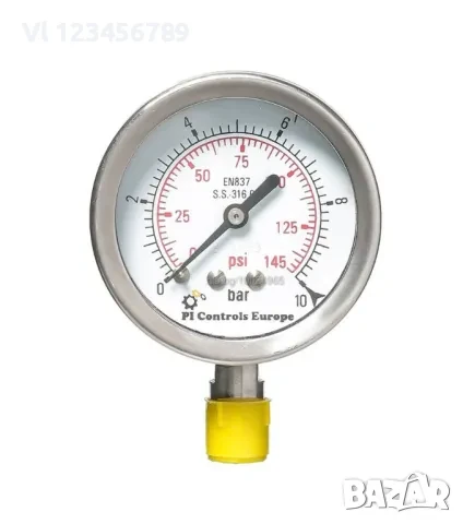 Манометър за масло 10 бара