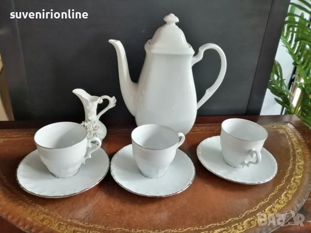 Порцеланов комплект за кафе, снимка 3 - Сервизи - 37012189