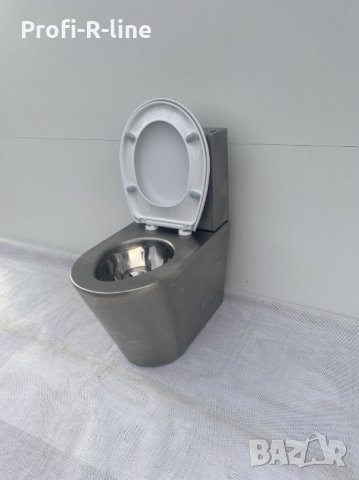 Тоалетна чиния моноблок  неръждаема стомана, снимка 5 - Обзавеждане на кухня - 43835718