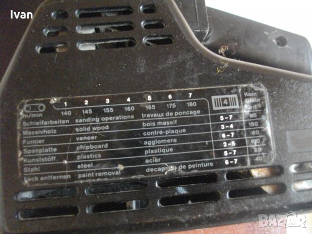 С РЕГУЛАЦИЯ-Black Decker BD83-Немски Професионален-Лентов Шлайф-500 Вата-180м/мин-Отличен-Блек Декер, снимка 4 - Други инструменти - 33138837