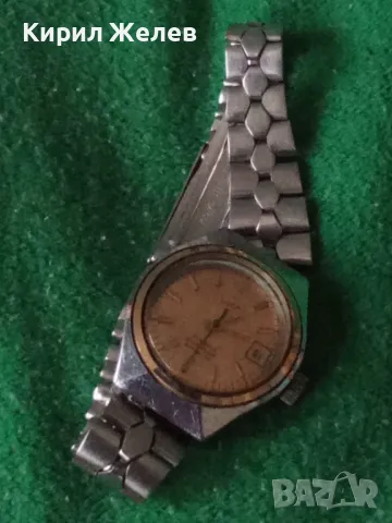 ЛУЧ 21 КАМЪКА Стар РУСКИ РЯДЪК СССР МЕХАНИЧЕН ЧАСОВНИК с ВЕРИЖКА от БЛАГОРОДНА СТОМАНА РАБОТЕЩ 36562, снимка 17 - Антикварни и старинни предмети - 39895707