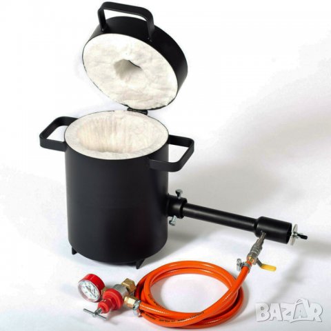 Нова високотемпературна пещ за топене на метали (злато) 4кг, снимка 3 - Други машини и части - 28068211