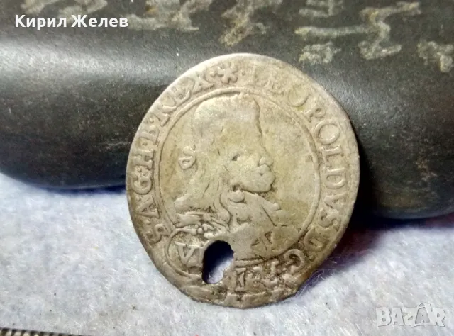 Стара СРЕБЪРНА МОНЕТА 6 КРОЙЦЕРА 1670 ИМПЕРАТОР ЛЕОПОЛД I АВСТРИЯ СВЕЩЕНА РИМСКА ИМПЕРИЯ 32626, снимка 8 - Нумизматика и бонистика - 48805842