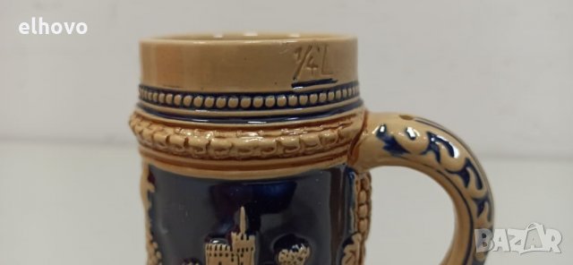 Керамична халба 1/4л, снимка 5 - Антикварни и старинни предмети - 32725933