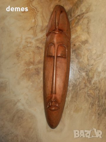  Сет от три абаносови маски-Хауса, Ибо, Йоруба, Нигерия, снимка 6 - Други ценни предмети - 29059531
