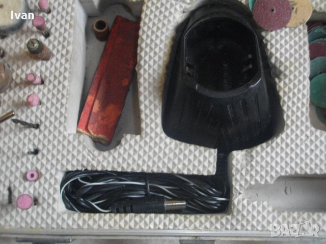 ЗА РЕМОНТ-ЗА ЧАСТИ-9,6 Волта-Акумулаторна-Мини Дрелка-Шлифовалка-Холандска-Комплект, снимка 7 - Бормашини - 33238068