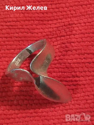 ОРИГИНАЛЕН ХУДОЖЕСТВЕН ДИЗАЙН АРТ НУВО СТИЛ СРЕБЪРЕН ПРЪСТЕН СРЕБРО 925 РЪЧНА ИЗРАБОТКА 48580, снимка 13 - Пръстени - 50192121