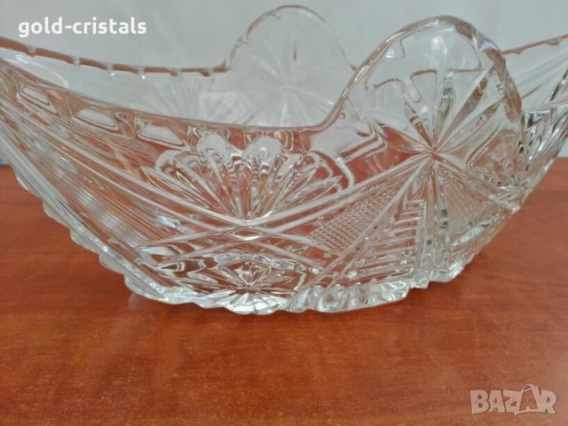 кристална купа фруктиера , снимка 1 - Антикварни и старинни предмети - 26647957