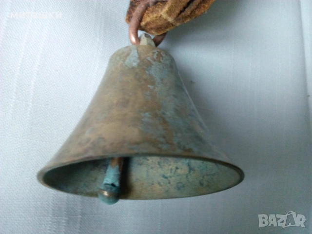 Стар бронзов чан с хомут, снимка 3 - Антикварни и старинни предмети - 53426494