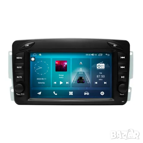 Мултимедия, Двоен дин, за Mercedes C Class, W203, с Android, C220, C320, CLK, W209, Навигация, W210, снимка 4 - Аксесоари и консумативи - 40137124