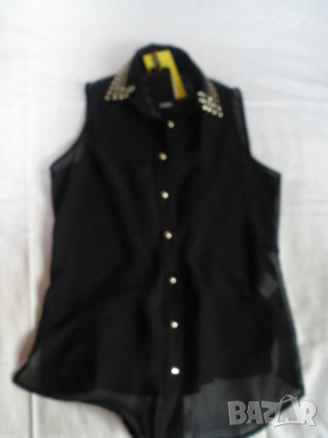 Блуза тип Риза прозрачна, снимка 1 - Ризи - 27989921