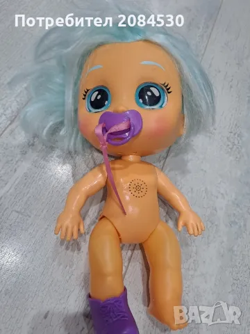 Кукла плачеща със сълзи и издаваща бебешки звуци IMC GRYBABIES SIDNEY , снимка 3 - Кукли - 49271448