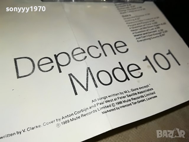 DEPECHE MODE 101 КАСЕТА 2608222009, снимка 14 - Аудио касети - 37812265
