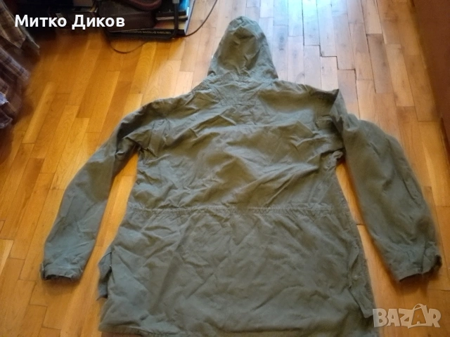 Анорак от соца брезентов нов размер М-Л, снимка 2 - Екипировка - 53488238