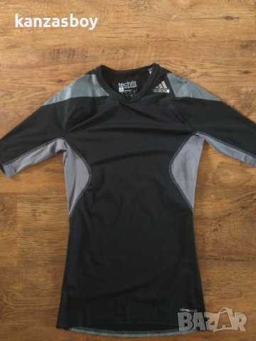 adidas Tech-Fit PowerWeb Compression Top - страхотна мъжка тениска КАТО НОВА, снимка 5 - Тениски - 38025379