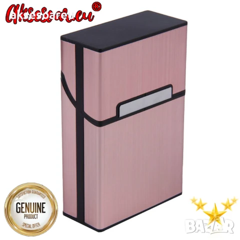 Кутия табакера за цигари за 80 мм, метална кутия с магнитен капак, снимка 6 - Табакери - 17213388