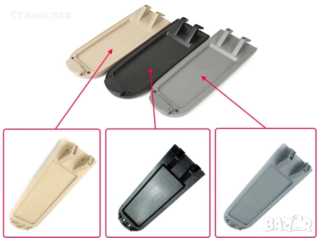 VW Golf 4 Основа за капак на подлакътник, снимка 3 - Части - 50446036