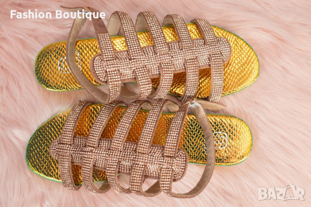 Дамски сандали с камъчета 36/41, снимка 4 - Сандали - 36475076